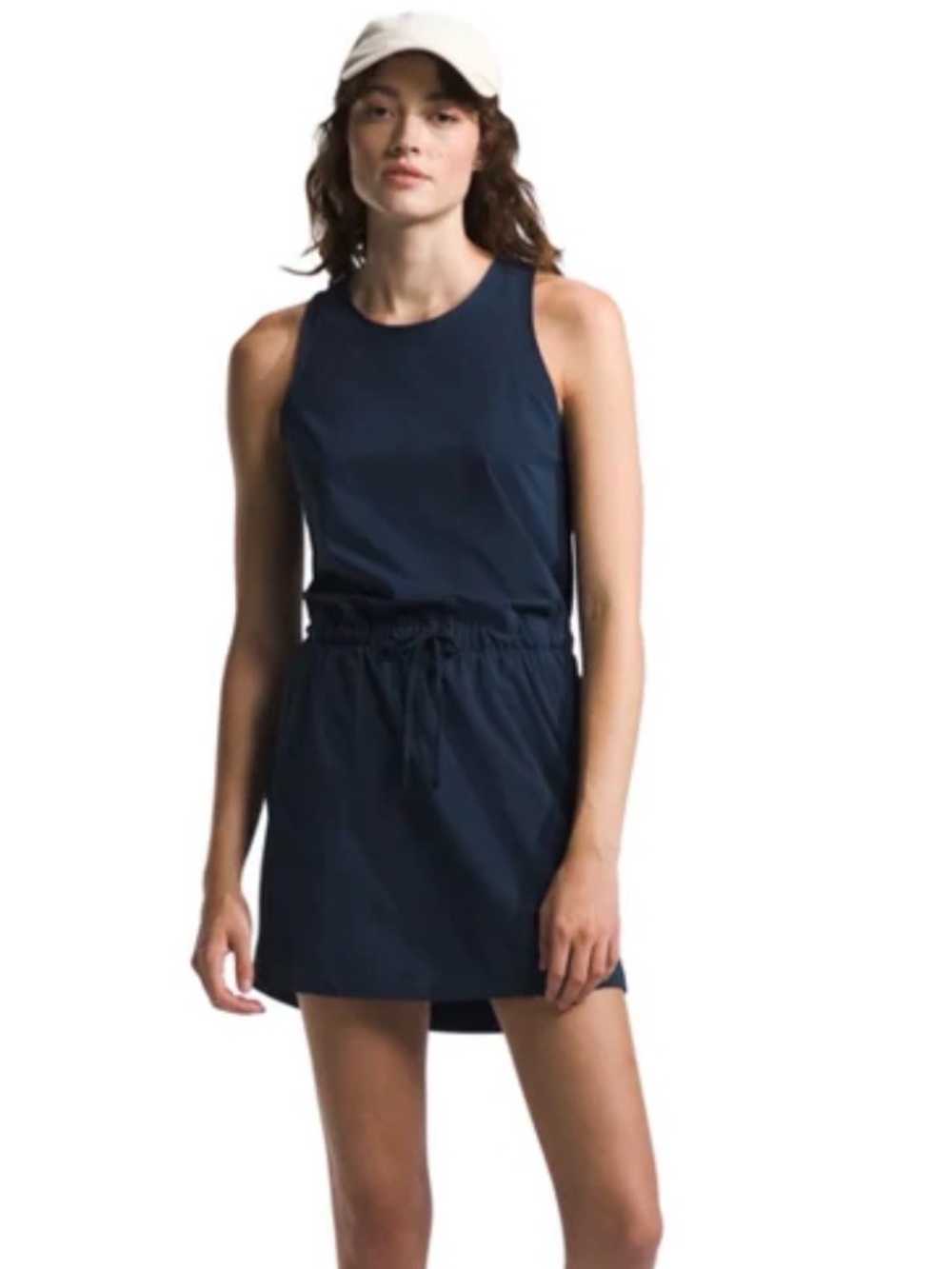 The.North Face Never Stop Wearing Adventure Dress Sz XL Navy Pockets E-7